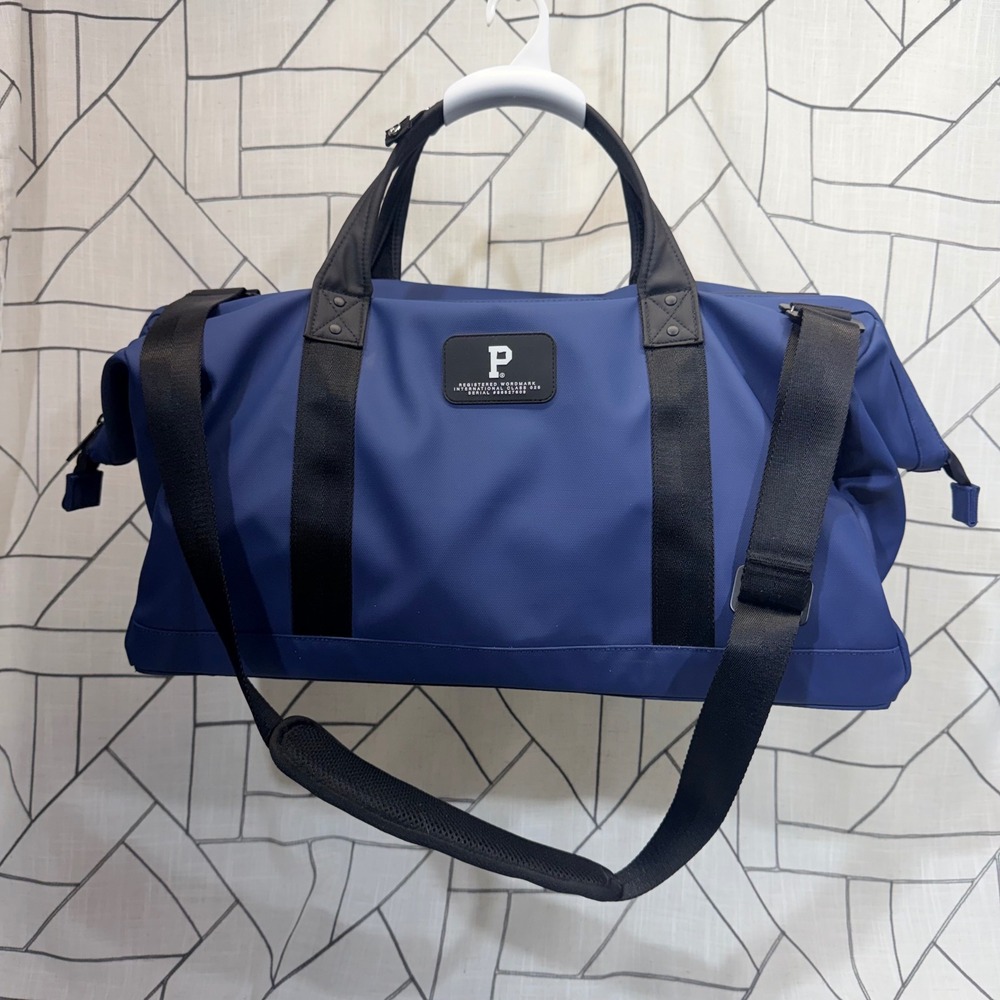 Portland Gear Duffel Bag OS Blue Waterproof Zipper Trolley Sleeve Travel Gym
